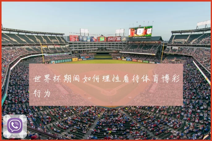 世界杯期间如何理性看待体育博彩行为