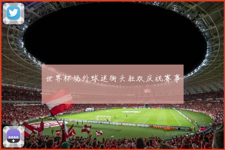 世界杯场外球迷街头狂欢庆祝赛事