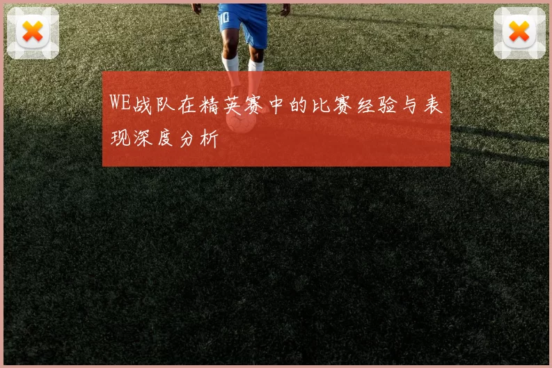 WE战队在精英赛中的比赛经验与表现深度分析